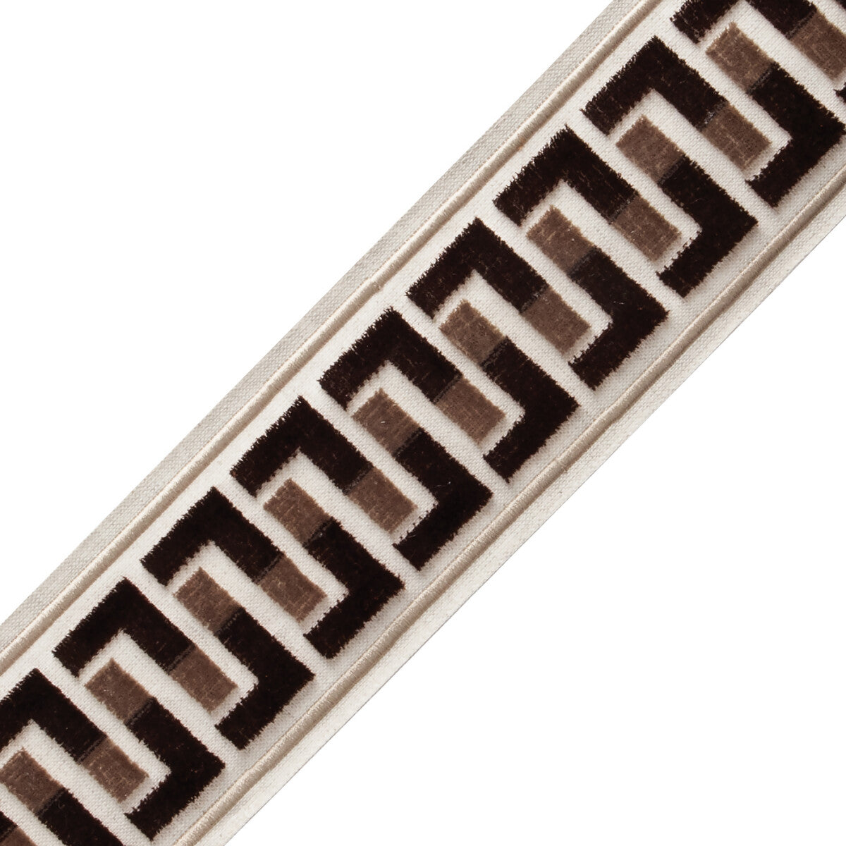 René Velvet Border Trim by Samuel & Sons in Espresso