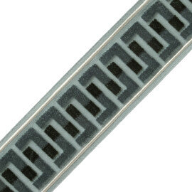 René Velvet Border Trim by Samuel & Sons in Jasper