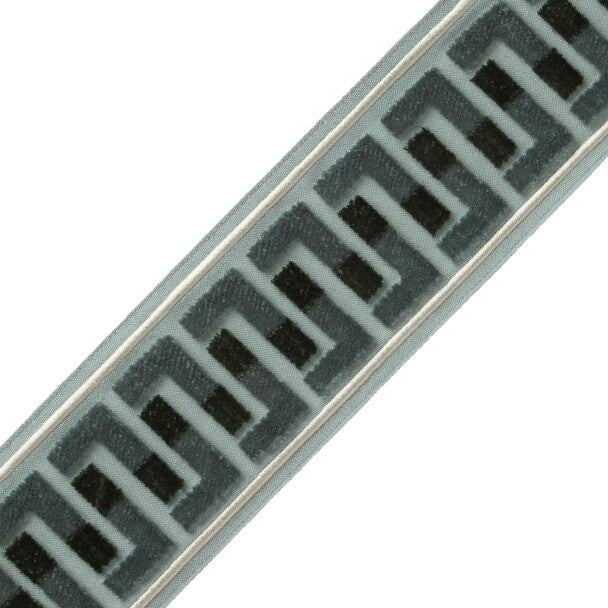 René Velvet Border Trim by Samuel & Sons in Jasper