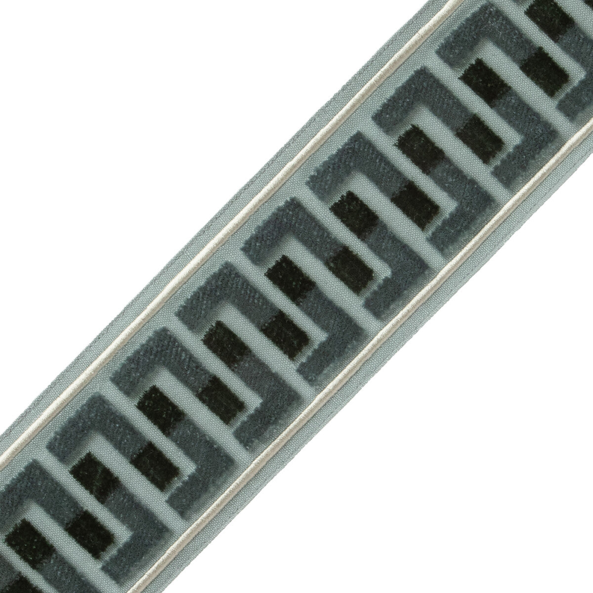 René Velvet Border Trim by Samuel & Sons in Jasper