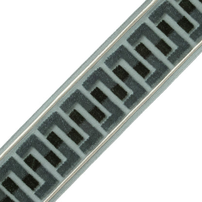 René Velvet Border Trim by Samuel & Sons in Jasper