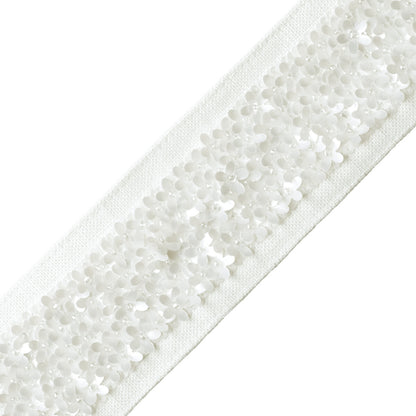 Hyacinth Border Trim by Samuel & Sons in Pearl