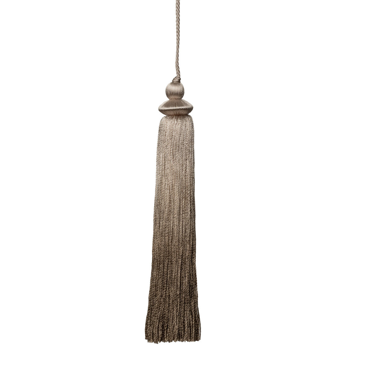 Bloom Key Tassel by Samuel & Sons in Mushroom