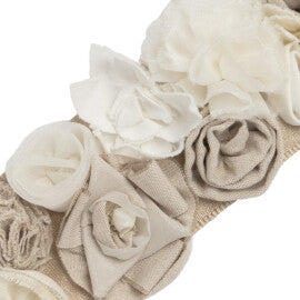 Bouquet Border Trim by Samuel & Sons in Dove