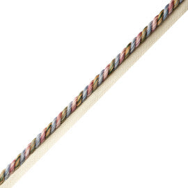 Elementi Cord With Tape Trim by Samuel & Sons in Carciofo