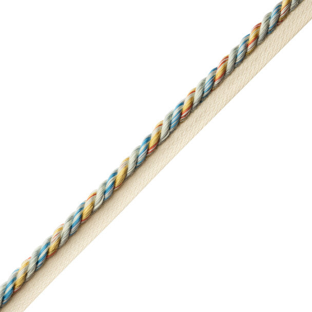 Elementi Cord With Tape Trim by Samuel & Sons in Spritz