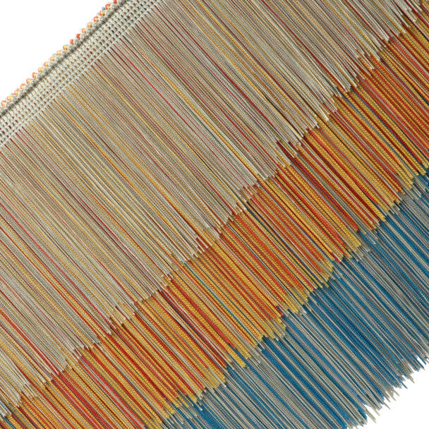 Elementi Tiered Fringe Trim by Samuel & Sons in Spritz