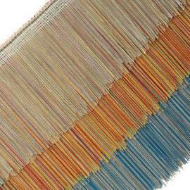 Elementi Tiered Fringe Trim by Samuel & Sons in Spritz