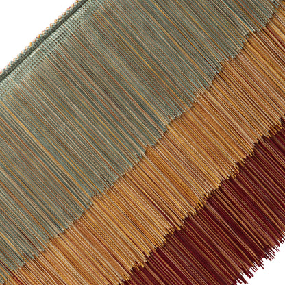 Elementi Tiered Fringe Trim by Samuel & Sons in Castagna