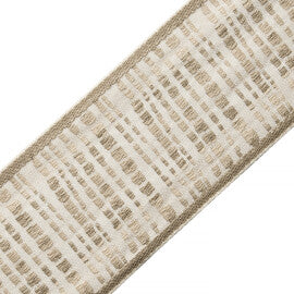 Cheyenne Ombré Border Trim by Samuel & Sons in White Sands