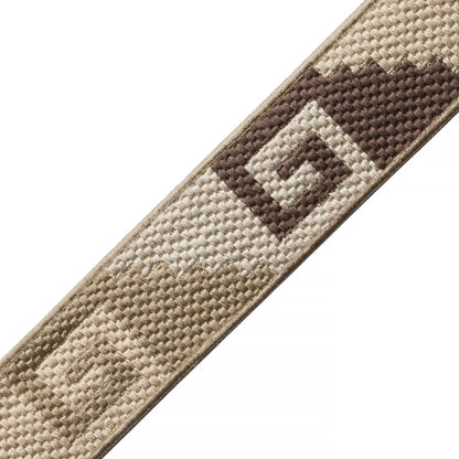 Mojave Embroidered Border Trim by Samuel & Sons in White Sands