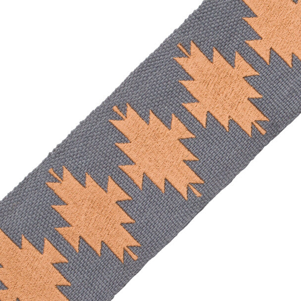 Abiquiú Embroidered Border Trim by Samuel & Sons in Grand Canyon