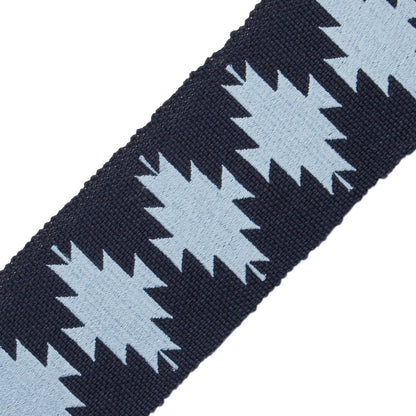 Abiquiú Embroidered Border Trim by Samuel & Sons in Blue Sky