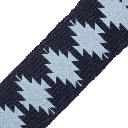 Abiquiú Embroidered Border Trim by Samuel & Sons in Blue Sky