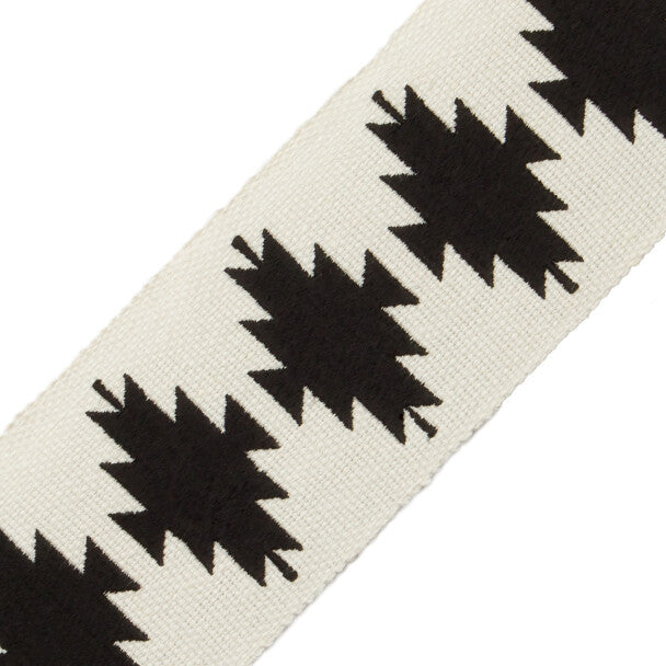 Abiquiú Embroidered Border Trim by Samuel & Sons in Pinon