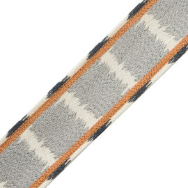Taos Embroidered Border Trim by Samuel & Sons in Horizon