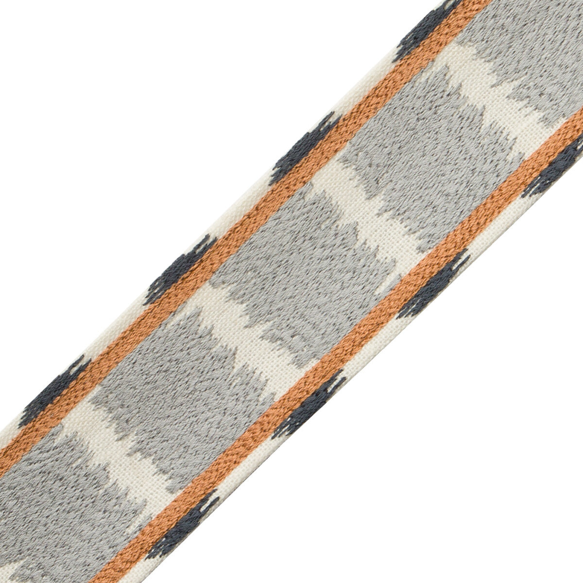 Taos Embroidered Border Trim by Samuel & Sons in Horizon