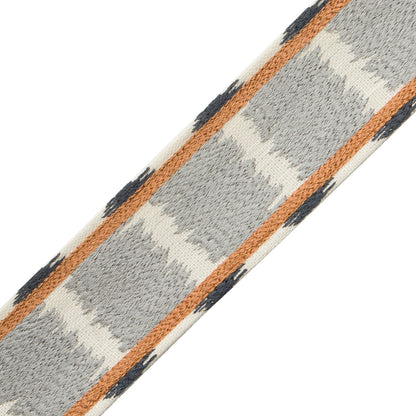 Taos Embroidered Border Trim by Samuel & Sons in Horizon