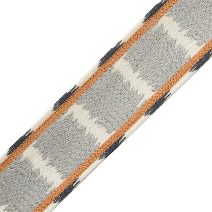 Taos Embroidered Border Trim by Samuel & Sons in Horizon