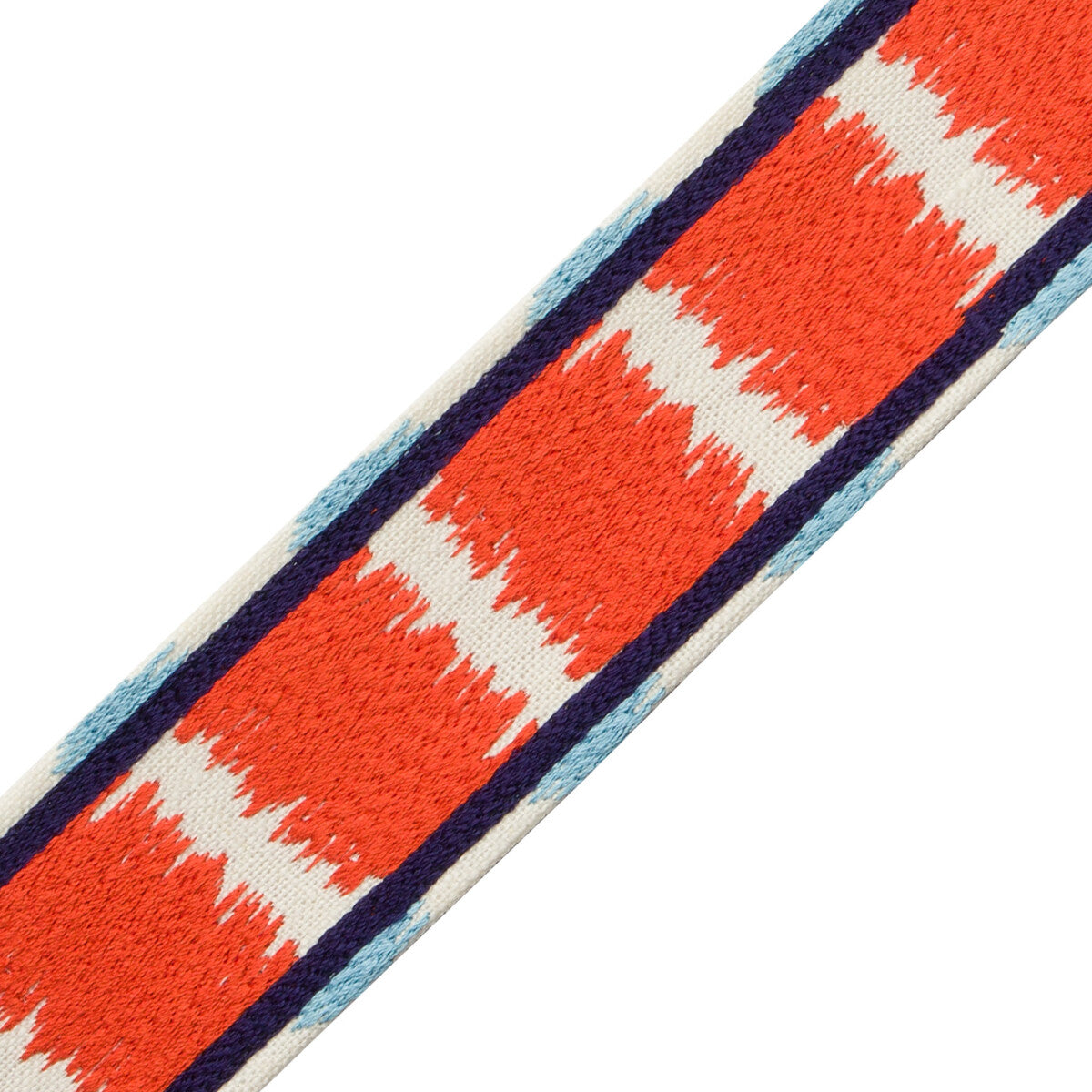 Taos Embroidered Border Trim by Samuel & Sons in Painted Desert