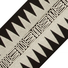 Corrales Appliqué Border Trim by Samuel & Sons in Pinon