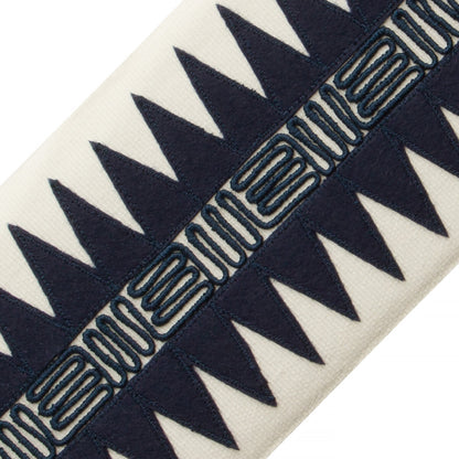 Corrales Appliqué Border Trim by Samuel & Sons in Midnight