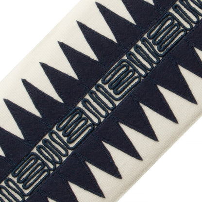 Corrales Appliqué Border Trim by Samuel & Sons in Midnight
