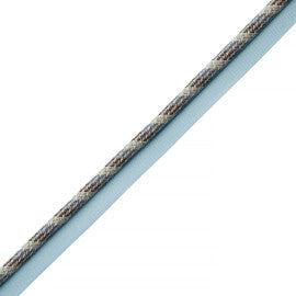 Taos Cord With Tape Trim by Samuel & Sons in Blue Sky