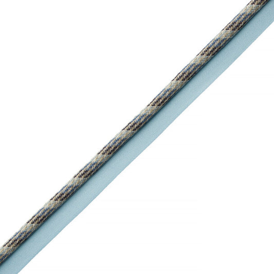Taos Cord With Tape Trim by Samuel & Sons in Blue Sky