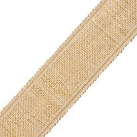 Dorset Tweeded Border Trim by Samuel & Sons in Honey