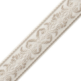 Dorset Botanical Border Trim by Samuel & Sons in Oyster