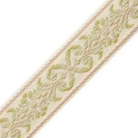 Dorset Botanical Border Trim by Samuel & Sons in Leaf