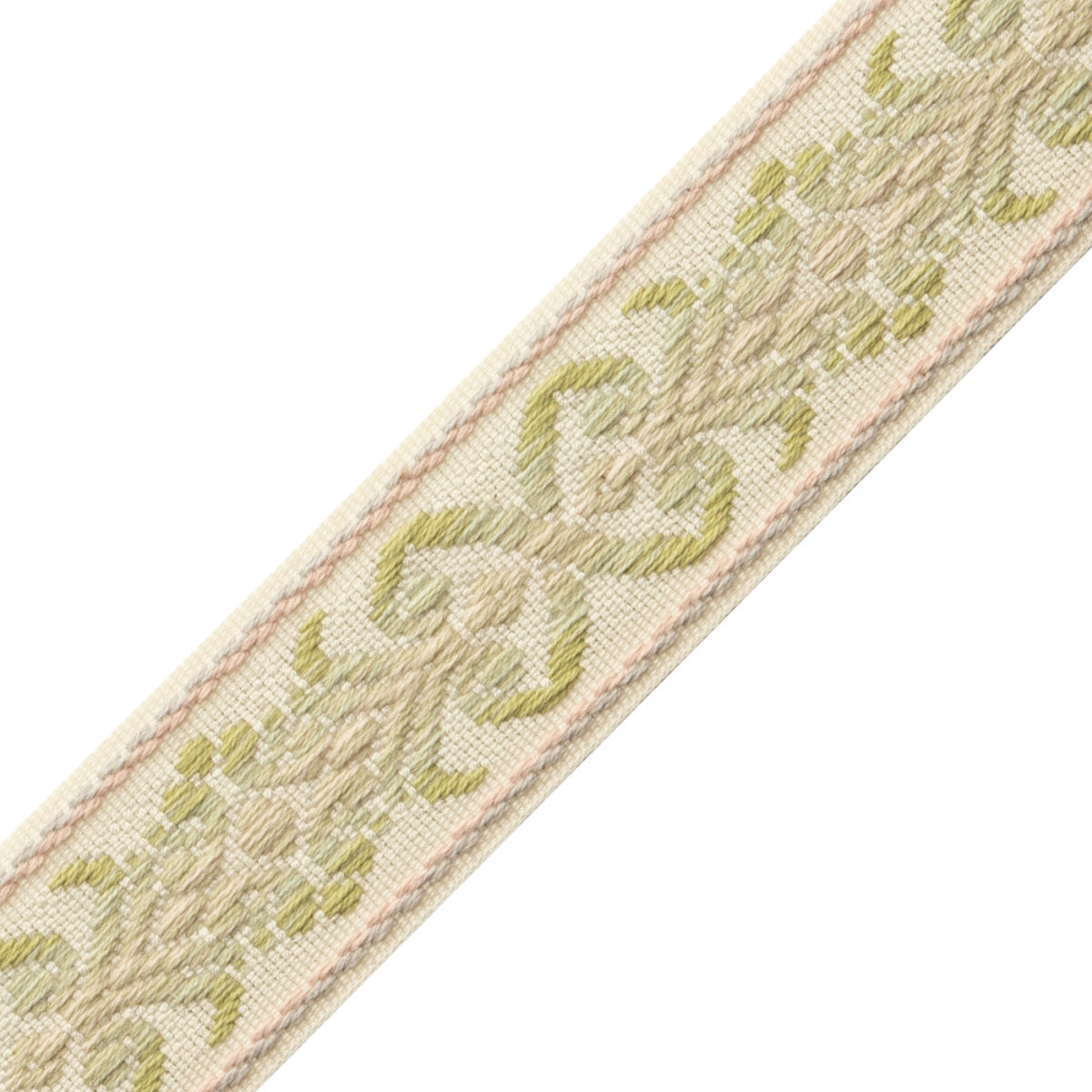 Dorset Botanical Border Trim by Samuel & Sons in Leaf