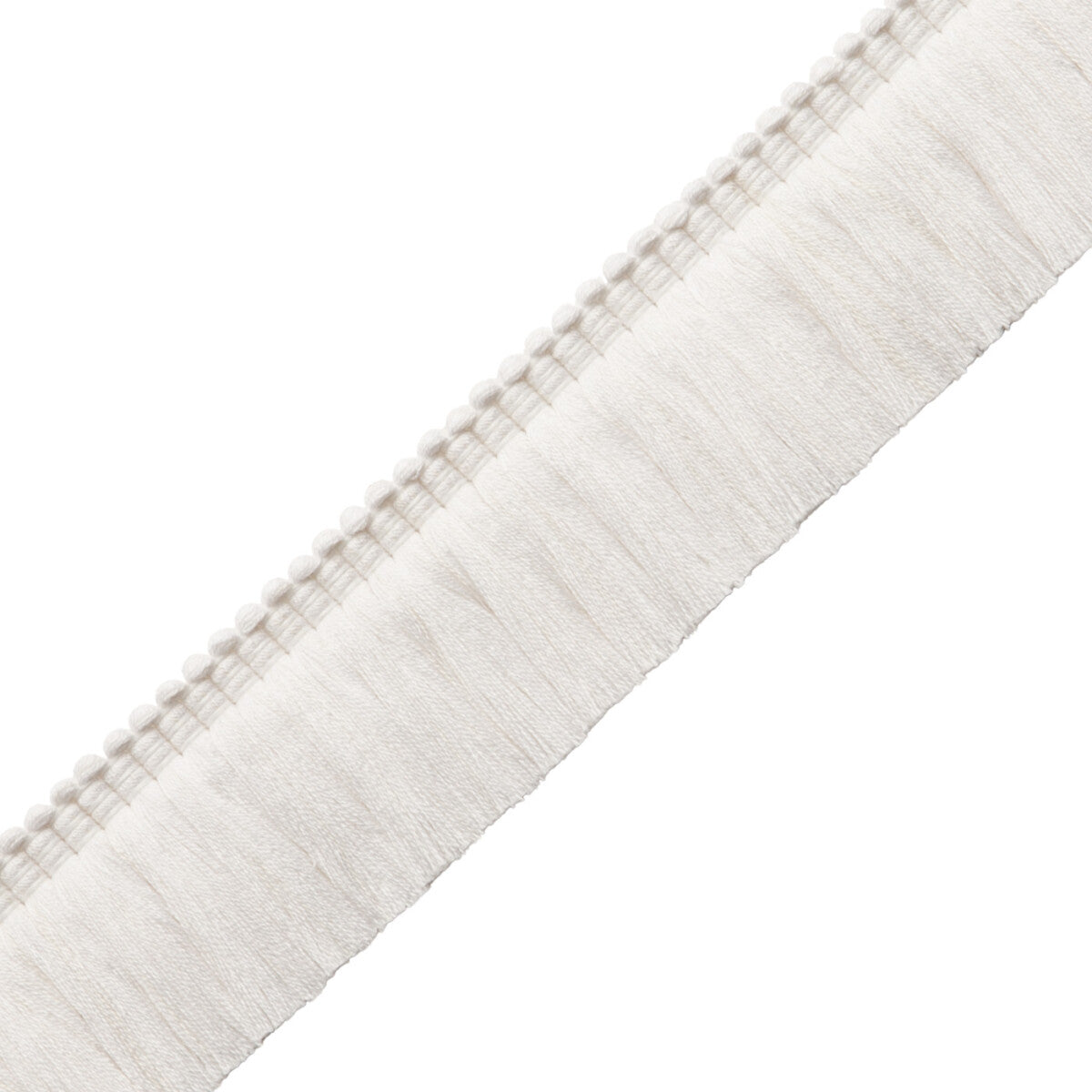 Sophie Brush Fringe Trim by Samuel & Sons in Salt