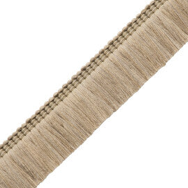 Sophie Brush Fringe Trim by Samuel & Sons in Dove