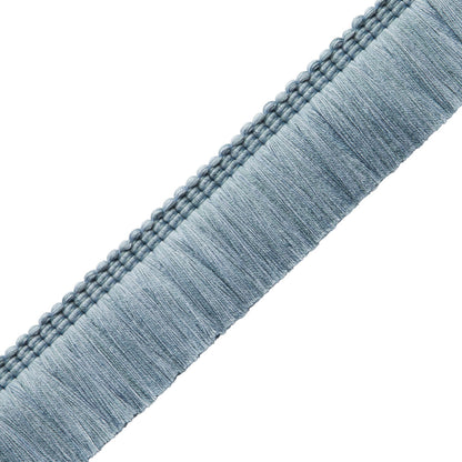 Sophie Brush Fringe Trim by Samuel & Sons in Wedgewood