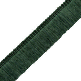 Sophie Brush Fringe Trim by Samuel & Sons in Viridian Green