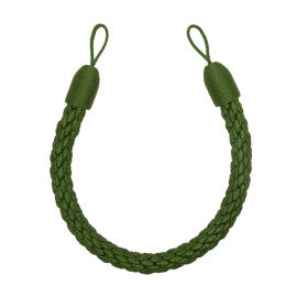 Sophie Cable Holdback by Samuel & Sons in Basil