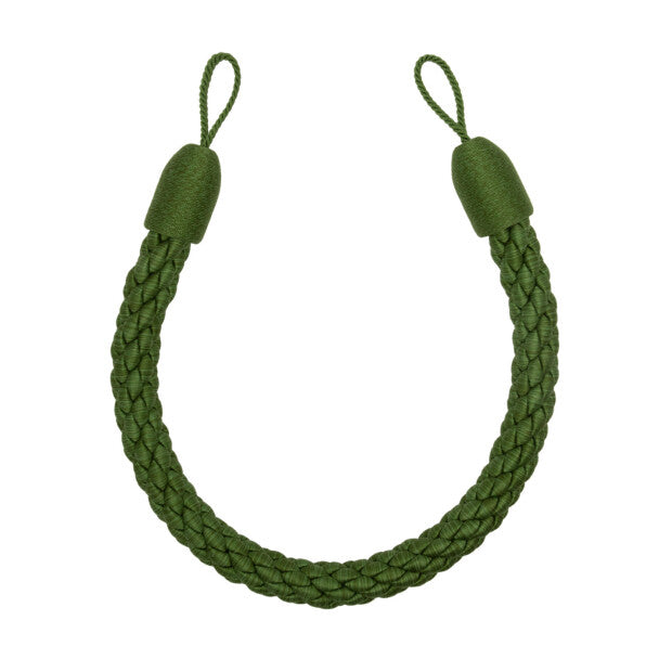 Sophie Cable Holdback by Samuel & Sons in Basil