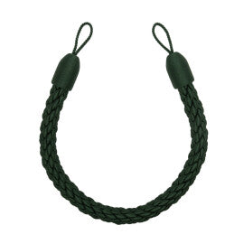 Sophie Cable Holdback by Samuel & Sons in Viridian Green