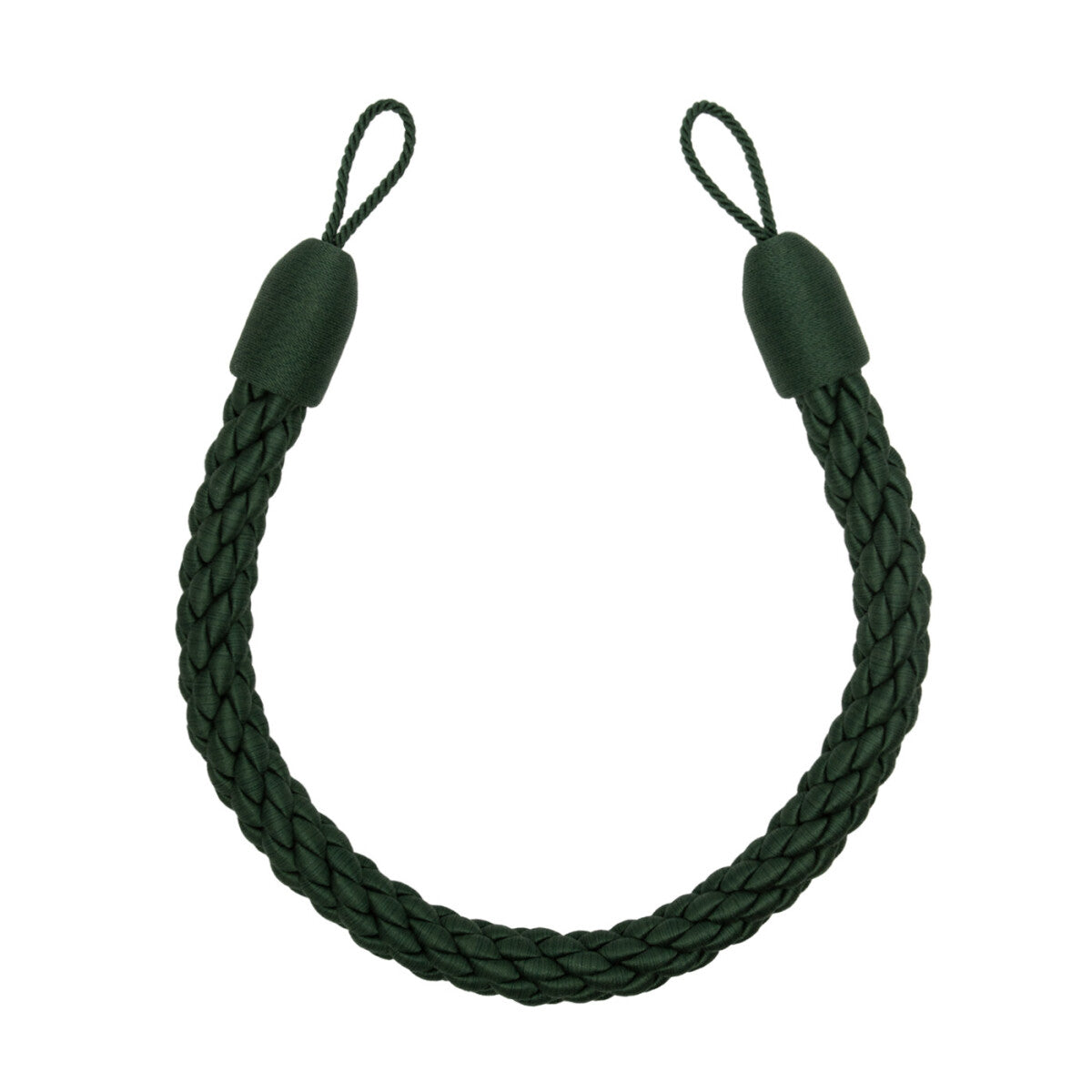 Sophie Cable Holdback by Samuel & Sons in Viridian Green