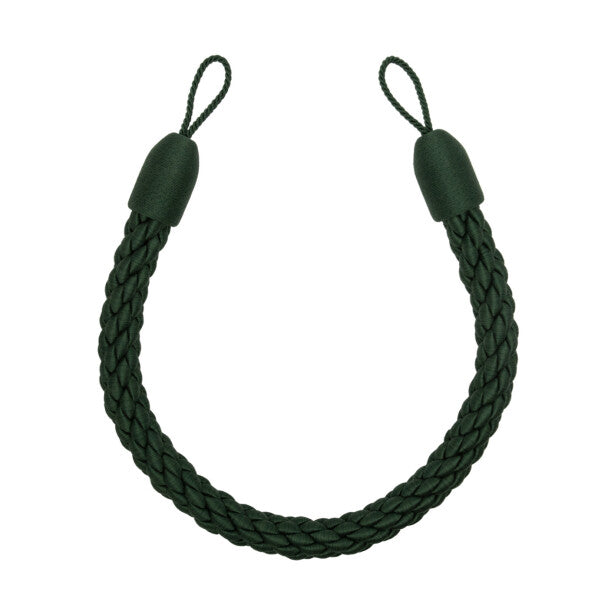 Sophie Cable Holdback by Samuel & Sons in Viridian Green