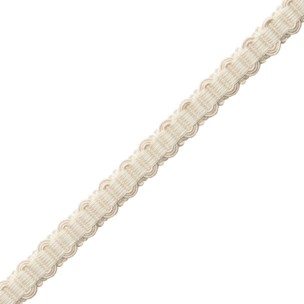 Sophie Gimp Trim by Samuel & Sons in Cream