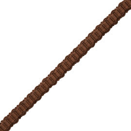 Sophie Gimp Trim by Samuel & Sons in Walnut
