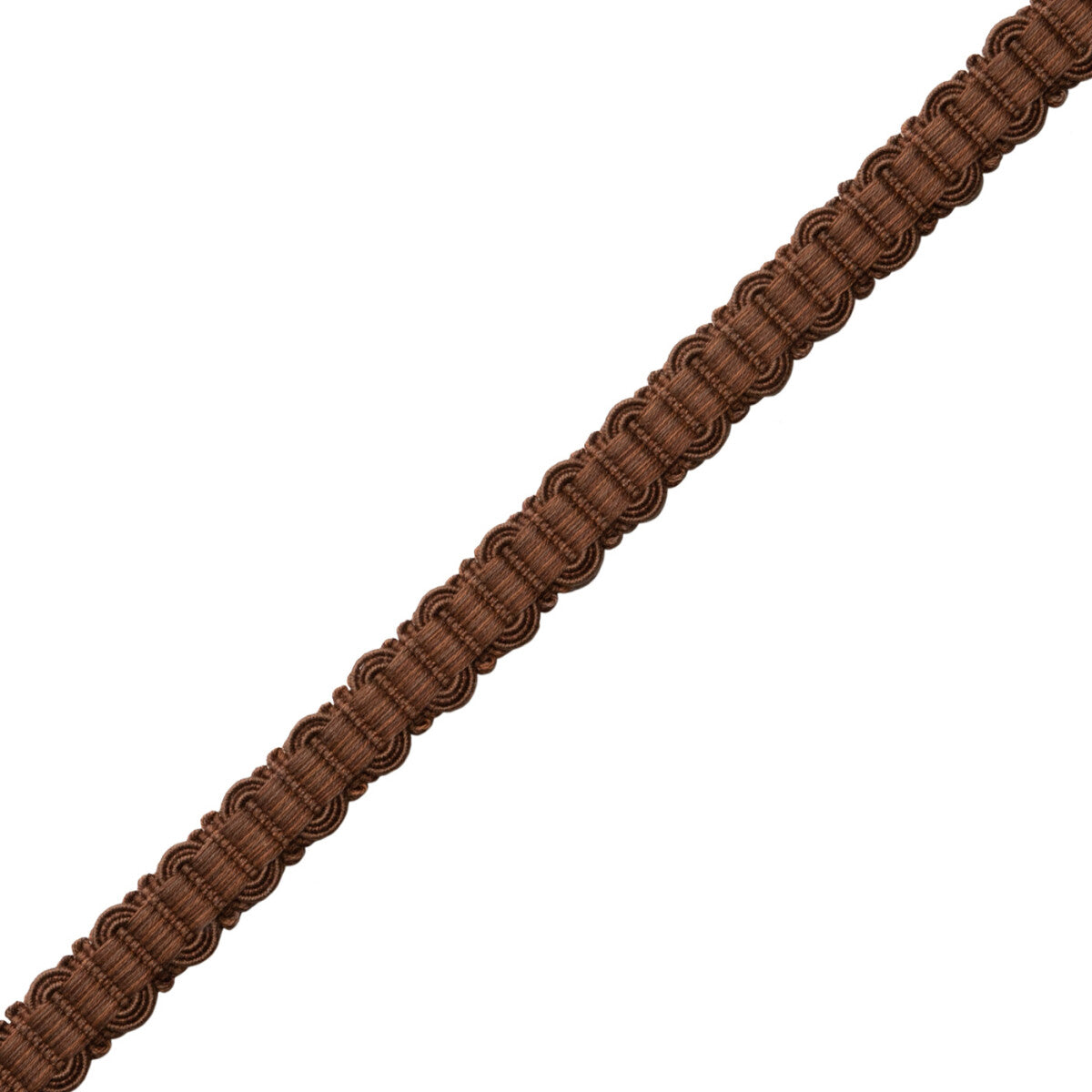 Sophie Gimp Trim by Samuel & Sons in Walnut
