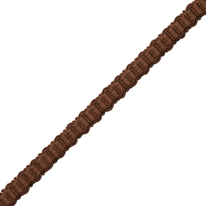 Sophie Gimp Trim by Samuel & Sons in Walnut