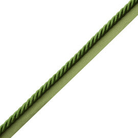 3/8" (10 Mm) Sophie Cord With Tape Trim by Samuel & Sons in Basil