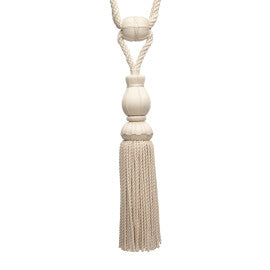 Sophie Tassel Tieback by Samuel & Sons in Cream