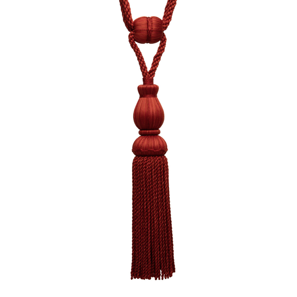 Sophie Tassel Tieback by Samuel & Sons in Currant