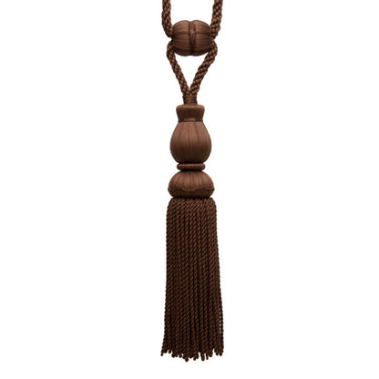 Sophie Tassel Tieback by Samuel & Sons in Walnut